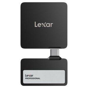 Lexar Professional Go With Hub SL400 1TB Black H2 Lexar Professional Go With Hub SL400 1TB Black - Portable SSD USB 3.2 Gen 2 (LSL400S001T-RNBNG)