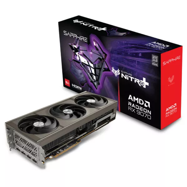 SAPPHIRE NITRO+ AMD Radeon™ RX 9070 - 16GB GDDR6