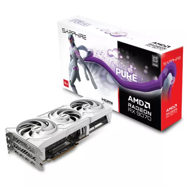 SAPPHIRE PURE AMD Radeon™ RX 9070 - 16GB GDDR6