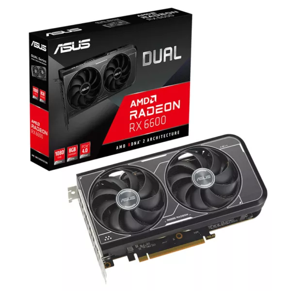 ASUS Dual Radeon™ RX 6600 V3 - 8GB GDDR6