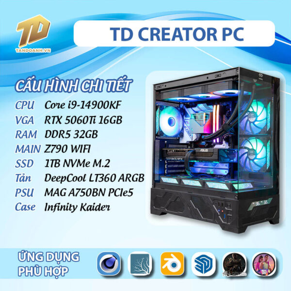 TD CREATOR PC 2025 - i9-14900KF
