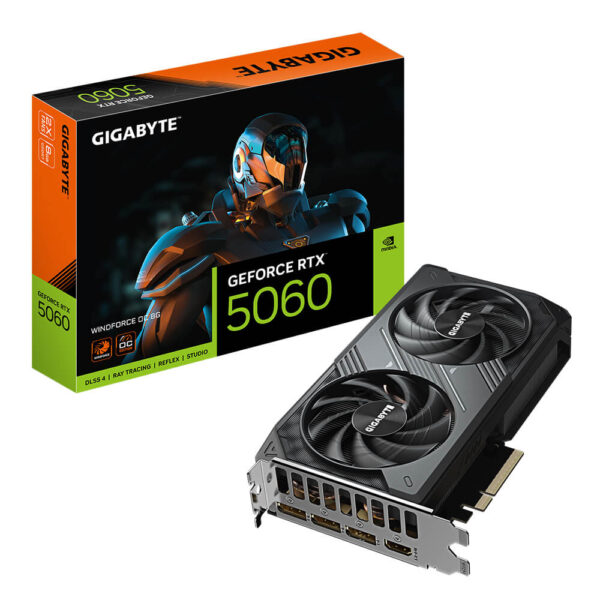 Gigabyte GeForce RTX™ 5060 WINDFORCE OC 8G - 8GB GDDR7