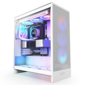 NZXT Kraken Elite 360 RGB V2 Matte White - 360mm AIO Liquid Cooler with LCD Display and RGB Fans