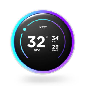 NZXT Kraken Elite 420 RGB V2 Matte White - 420mm AIO Liquid Cooler with LCD Display and RGB Fans