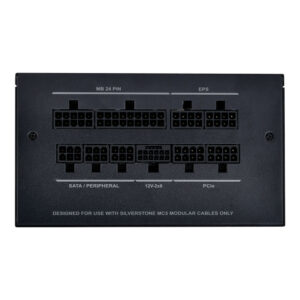 SilverStone DA850R Gold Black H3 SilverStone DA850R Gold - Black - 80 PLUS Gold 850W ATX3.0/3.1 & PCIe 5 Fully Modular Power Supply