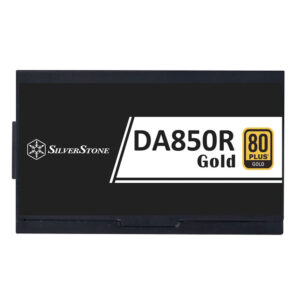 SilverStone DA850R Gold Black H4 SilverStone DA850R Gold - Black - 80 PLUS Gold 850W ATX3.0/3.1 & PCIe 5 Fully Modular Power Supply