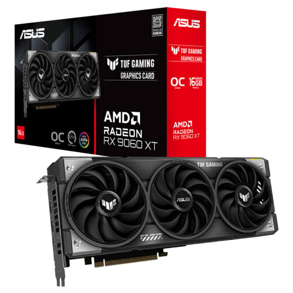 ASUS TUF Gaming Radeon™ RX 9060 XT OC Edition - 16GB GDDR6