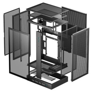 DeepCool CH270 DIGITAL H8 Deepcool CH270 DIGITAL - High-airflow Mini-Tower Case