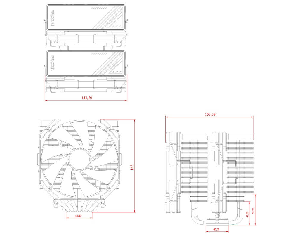 ID Cooling FROZN A720 BLACK specs ID-Cooling FROZN A720 BLACK - CPU Cooler