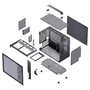 Jonsbo Z20 Micro Atx Black H8 Jonsbo Z20 Black - M-ATX Case