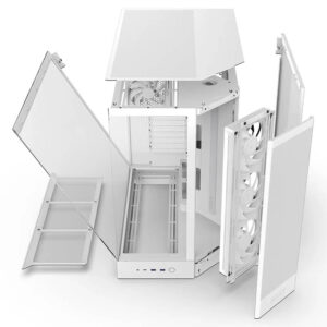 NZXT H9 Flow RGB 2025 - White - Mid-tower Airflow Case