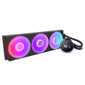 NZXT Kraken Elite 420 RGB V2 Matte Black - 420mm AIO Liquid Cooler with LCD Display and RGB Fans