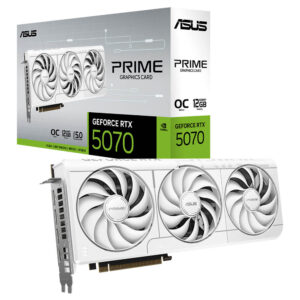 ASUS PRIME GeForce RTX™ 5070 White OC Edition - 12GB GDDR7