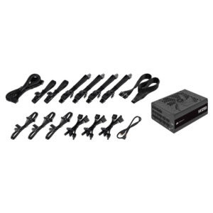 Corsair HX1200i 2025 H8 Corsair HX1200i 2025 ATX 3.1 & PCIe 5.1 - 80 Plus Platinum - Full Modular Ultra-Low Noise PC Power Supply