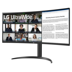 LG UltraWide 34WR55QK-B.ATV - 34 inch WQHD VA | 100Hz | 5ms | USB Type-C | Cruved | Gaming Monitor