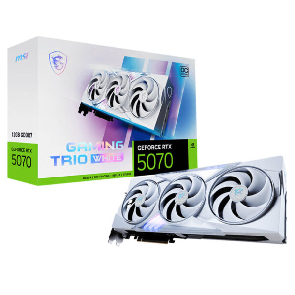 MSI GeForce RTX™ 5070 12G GAMING TRIO OC WHITE - 12GB GDDR7