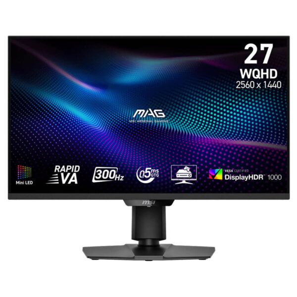 MSI MAG 274QPF X30MV - 27 inch WQHD Rapid VA | 300Hz | 0.5ms | Gaming Monitor