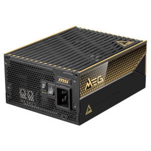 MSI MEG Ai1600T PCIE5 H3 MSI MEG Ai1600T PCIE5 - 1600W 80 PLUS Titanium - Fully Modular - PCIe Gen 5.0 Support PSU