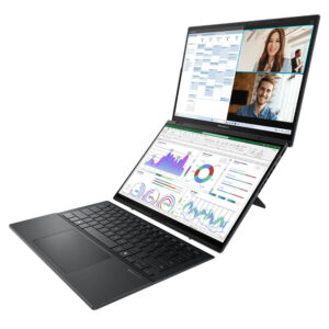 ASUS ZenBook Duo UX8406MA-PZ307W (Core™ Ultra 7 155H | 16GB | 512GB | Intel Arc Graphics | 14 inch 3K 120Hz Touch screen | Win 11 | Inkwell Gray)