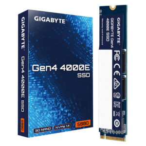 GIGABYTE Gen4 4000E SSD 500GB - PCIe Gen 4.0 x4 NVMe M.2 SSD