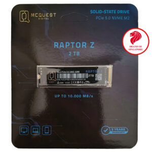 MCQuest RAPTOR Z 2TB - NVMe PCIe Gen 5x4 SSD