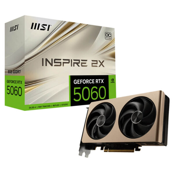 MSI GeForce RTX™ 5060 8G INSPIRE 2X OC - 6GB GDDR7