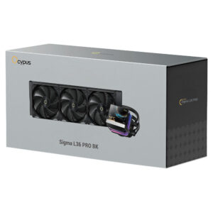 Ocypus Sigma L36 PRO Black H3 Ocypus Sigma L36 PRO Black - 360mm ARGB AIO Liquid Cooler with 3.5" IPS