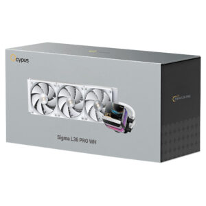 Ocypus Sigma L36 PRO White H3 Ocypus Sigma L36 PRO White - 360mm ARGB AIO Liquid Cooler with 3.5" IPS