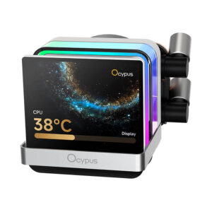 Ocypus Sigma PRO White H1 Ocypus Sigma L36 PRO White - 360mm ARGB AIO Liquid Cooler with 3.5" IPS