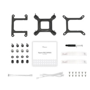 Ocypus Sigma PRO White H4 Ocypus Sigma L36 PRO White - 360mm ARGB AIO Liquid Cooler with 3.5" IPS