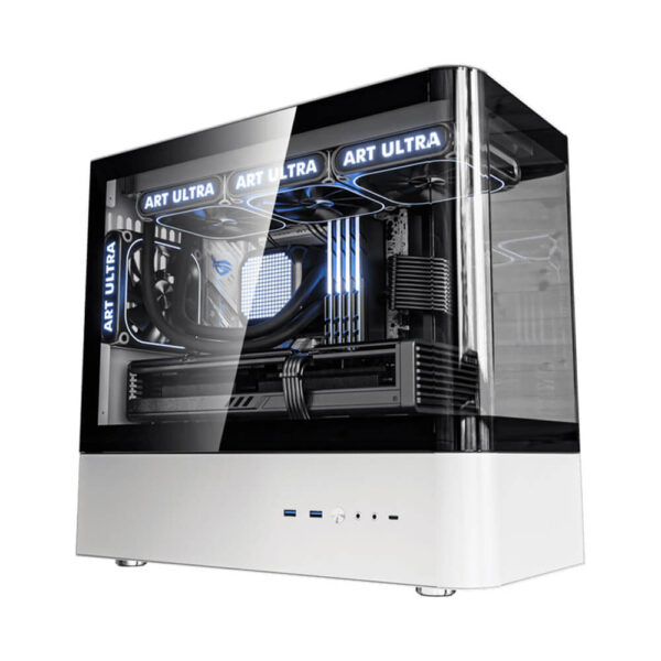 QC.ART ULTRA HM1 White - Micro-ATX/ATX Case