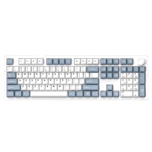 DAREU EK106 PRO Haze Blue H2 DAREU EK106 PRO - HAZE BLUE - Triple Mode | DareU CLOUD Switch | RGB Gaming Wireless Keyboard