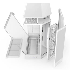 NZXT H9 Flow 2025 - White - Mid-tower Airflow Case