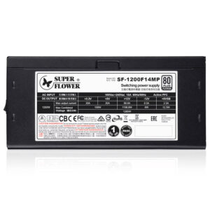 Super Flower Leadex Platinum 1200W SE H3 Super Flower LEADEX Platinum SE 1200W - 1200W 80 Plus Platinum - Full Modular PSU