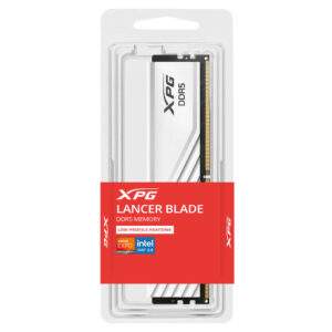 ADATA XPG LANCER BLADE WHITE DDR5 H3 Adata XPG LANCER BLADE WHITE - 16GB (1x16GB) DDR5 - Bus 5600Mhz Cas 36 - AX5U5600C4616G- SLABWH