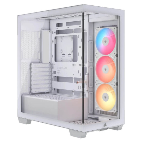 Corsair 3500X RS R ARGB White H1 Corsair 3500X RS-R ARGB White - Tempered Glass Mid-Tower PC Case