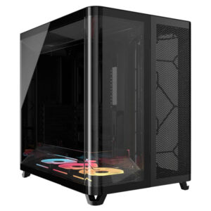 Corsair AIR 5400 LX-R RGB iCUE LINK Black - Triple Chamber Mid-Tower PC Case