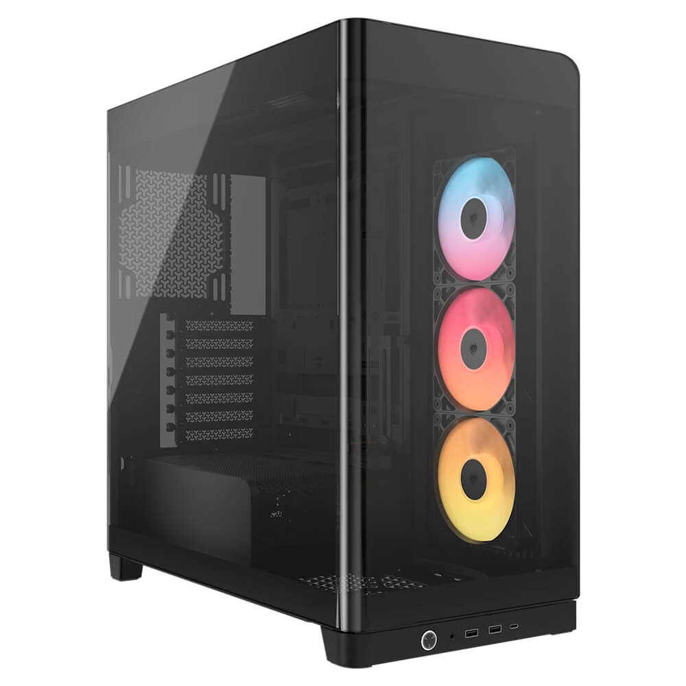 Corsair FRAME 4500X RS R ARGB Panoramic Black H1 Corsair FRAME 4500X RS-R ARGB Black - Panoramic Glass Mid-Tower PC Case