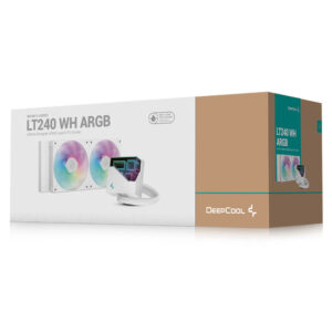 DeepCool LT240 WH ARGB H6 Deepcool LT240 WH ARGB - 240mm AIO Liquid CPU Cooler