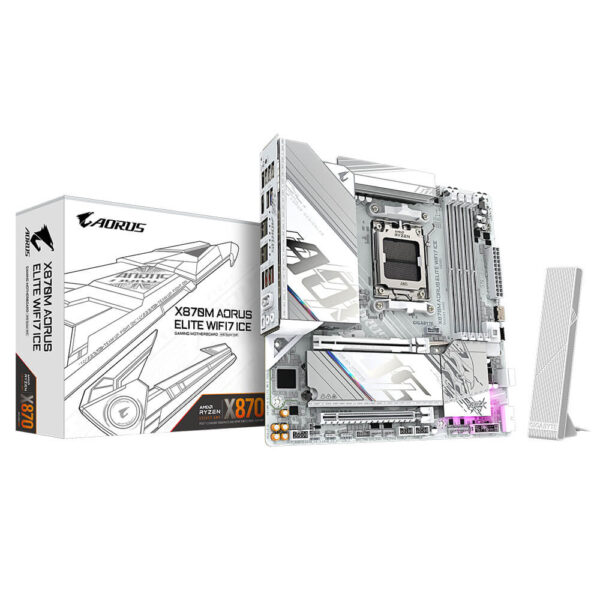 Gigabyte X870M AORUS ELITE WIFI7 ICE - Socket AM5
