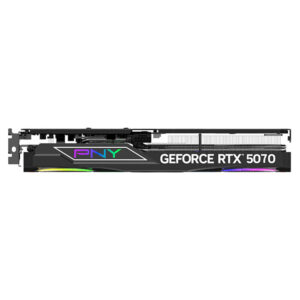 PNY GeForce RTX 5070 ARGB EPIC X RGB Overclocked Triple Fan GPU H5 PNY GeForce RTX™ 5070 ARGB EPIC-X RGB™ Overclocked Triple Fan - 12GB GDDR7