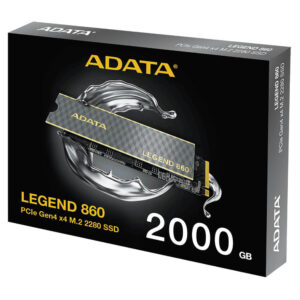 Adata Legend 860 2TB Adata Legend 860 2TB - NVMe PCIe Gen 4x4 SSD