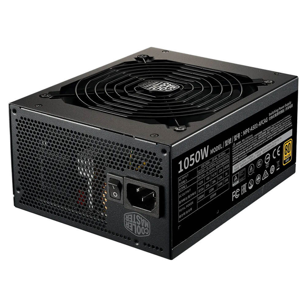 CoolerMaster MWE GOLD 1050 V2 FULL MODULAR H2 Cooler Master MWE Gold 1050 V2 - 80 Plus Gold ATX Fully Modular PSU