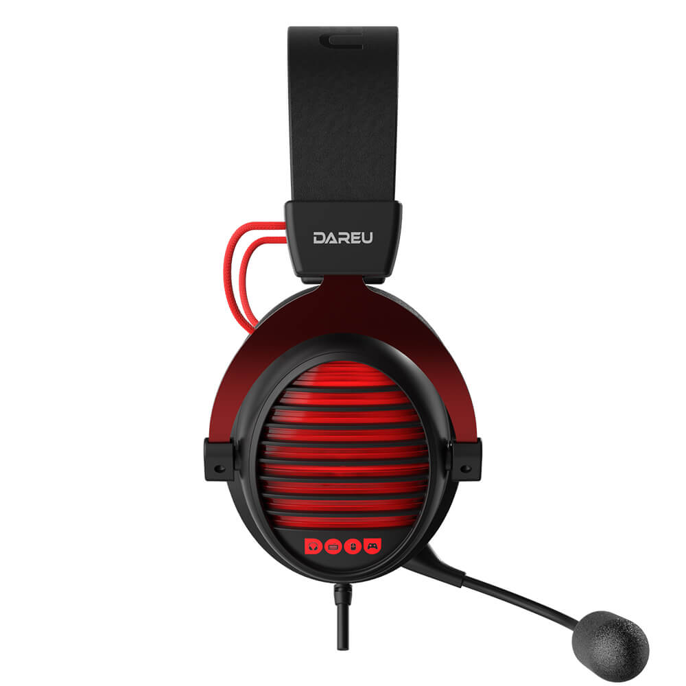DAREU EH925 MAX Black Red H3 DareU EH925 MAX Black Red - 7.1 Gaming Headset - Ảnh 3