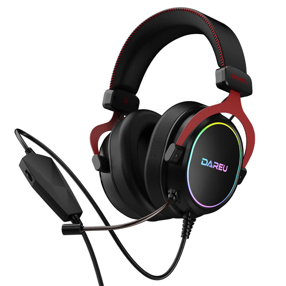 DAREU EH925L Black Red H1 DareU EH925L Black Red - 7.1 Gaming Headset