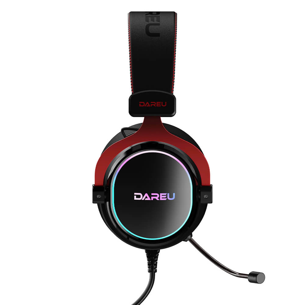 DAREU EH925L Black Red H3 DareU EH925L Black Red - 7.1 Gaming Headset - Ảnh 3