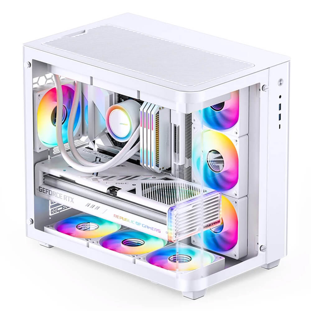 Jonsbo TK 3 White H2 Jonsbo TK-3 White - Mid-Tower Case - Ảnh 2