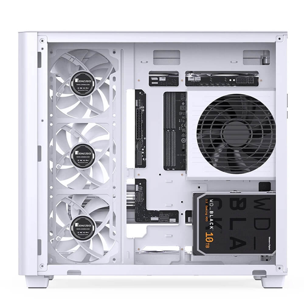 Jonsbo TK 3 White H5 Jonsbo TK-3 White - Mid-Tower Case - Ảnh 5
