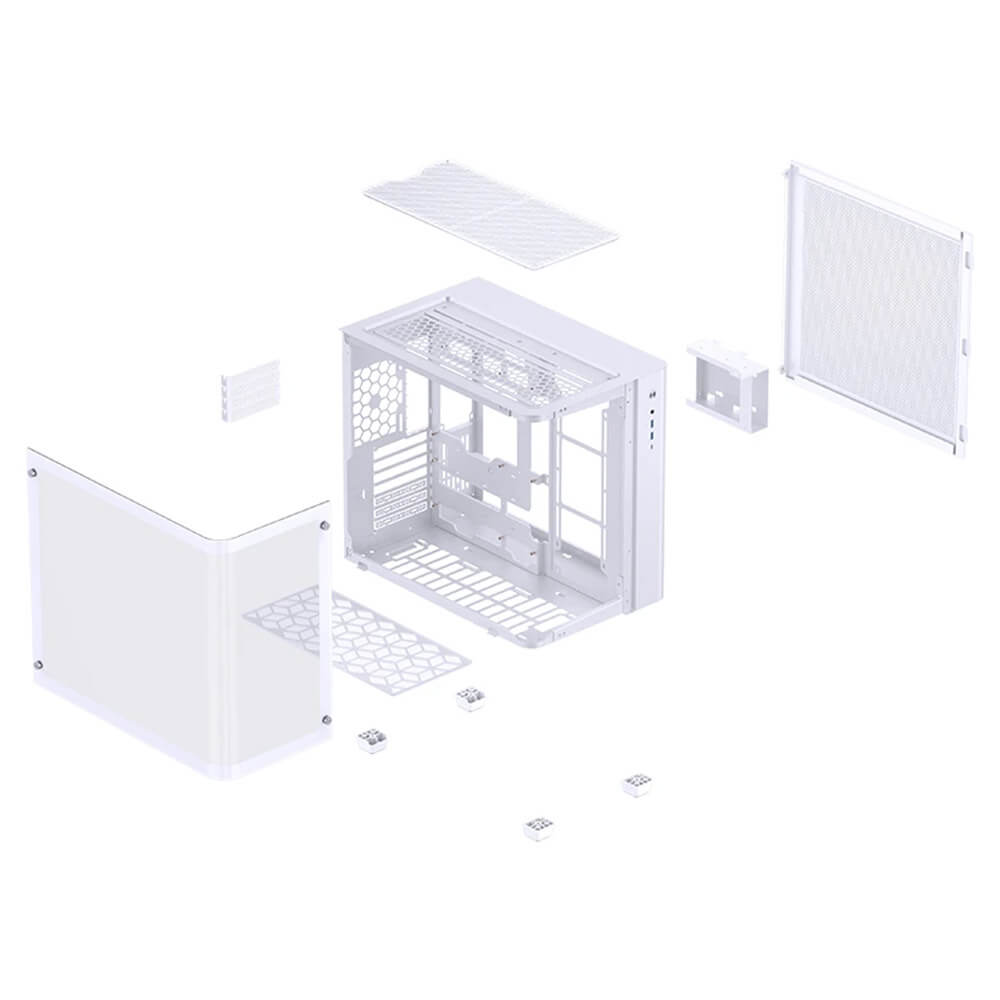 Jonsbo TK 3 White H8 Jonsbo TK-3 White - Mid-Tower Case - Ảnh 8