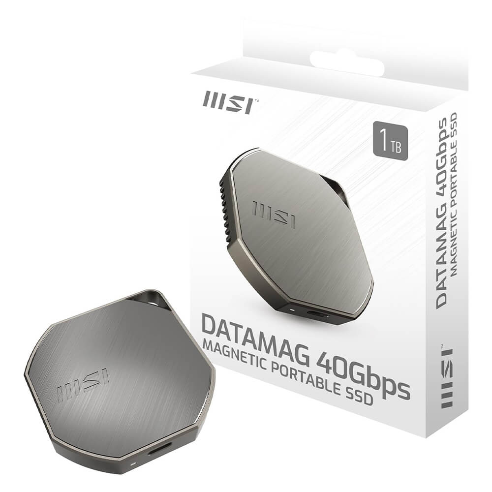 MSI DATAMAG 40Gbps 1TB MSI DATAMAG 40Gbps 1TB - Magnetic Portable SSD - Ảnh 5